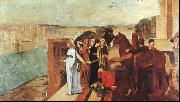 Edgar Degas Semiramis Building Babylon oil on canvas